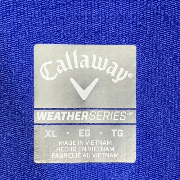 Callaway Royal Blue Outlast Premium Mid-Layer Pull - Picture 13 of 13